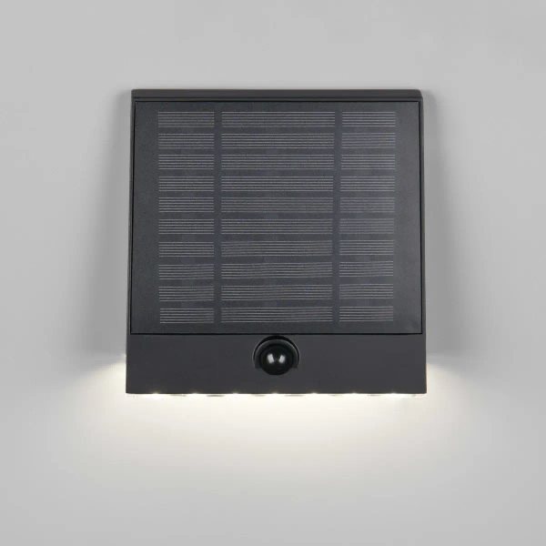 Elewacyjna lampa ALVORADA R23326102 LED 7W 4000K IP44 solarna czarny