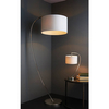 Lampa podłogowa Josephine 72388 Endon łukowa okrągły abażur biały nikiel