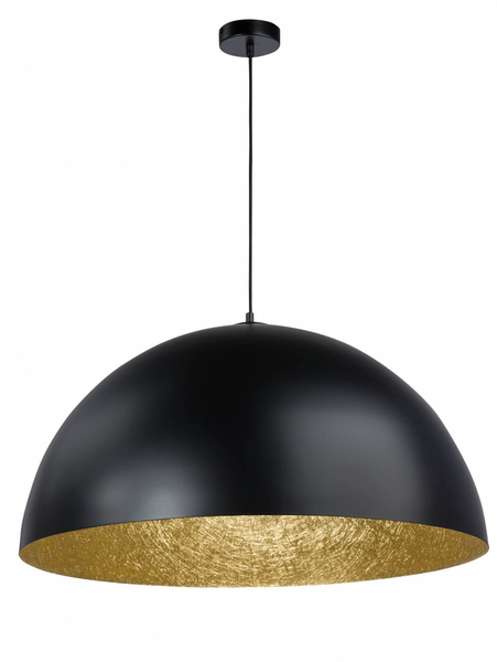 Jadaniana lampa wisząca Sfera nad stół czarna złota