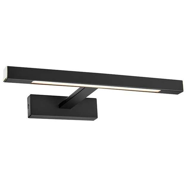 Kinkiet LAMPA ścienna NEPTUNUS 107910 Markslojd łazienkowa OPRAWA listwa LED 6W 3000K metalowa IP44 czarny