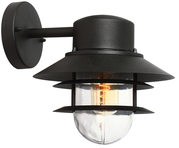 Kinkiet ogrodowy COPENHAGEN-BK Elstead kapelusz czarny