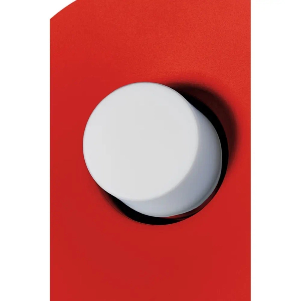 Naścienna minimalistyczna lampa Caponio CPWA112000 czerwono pomarańczowy