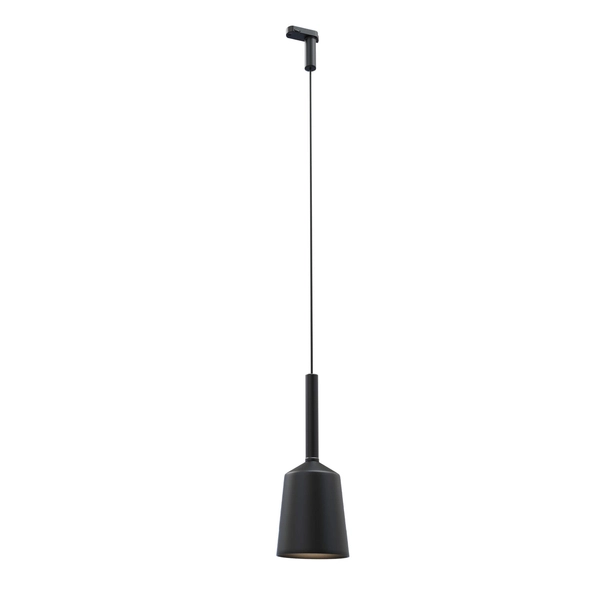 Wisząca lampa do systemu szynowego 3-faz Tulipe S0018 do przedpokoju czarna