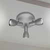 LAMPA sufitowa PICARDO 98-44242 Candellux reflektorowa OPRAWA regulowana szara srebrna