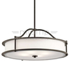 Klasyczna LAMPA wisząca KL-EMORY-P-M-OZ Elstead KICHLER okrągła OPRAWA zwis stary brąz biały