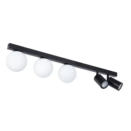 Przysufitowa lampa Tavira 41262 kulista tuby metalowe białe czarne