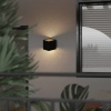 Elewacyjna naścienna lampa Cube 18182 LED 3000K kostka IP54 czarny