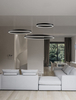 Salonowa lampa wisząca JACA LE42765 nad stolik LED 143W 3000K czarna