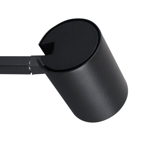 Kinkiet pokojowy Snow LP-731/1WL BK ścienna lampa metalowa z regulacją czarna