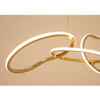 Wisząca lampa LED Jazz MSE1501100185 Moosee 75W 3000K nieregularna złota
