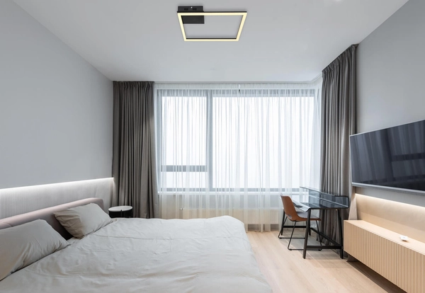 Sufitowa lampa Tiny 67246-18 kwadratowa LED 18W czarna