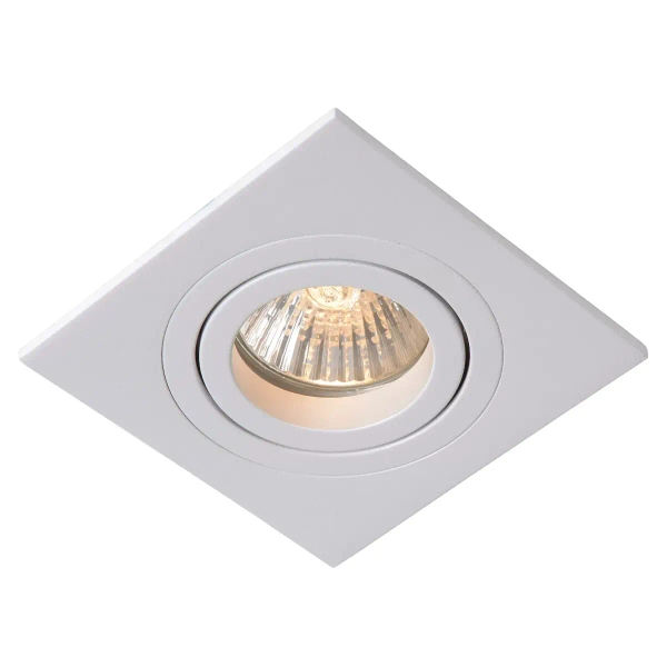 Sufitowe oczkoTUBE 22955/01/31 Lucide do salonu metalowe białe