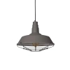 Lampa wisząca industrialna Patrone ABR-LSW-PAT na przedpokój metalowa szara