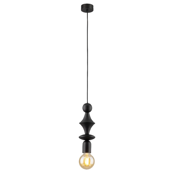 Glamour pojedyncza lampa zwis Tower 10871 nad stół czarny