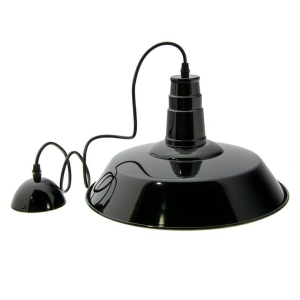 Lampa wisząca nad stół Retro ABR-LWRG-B Abruzzo do jadalni czarna