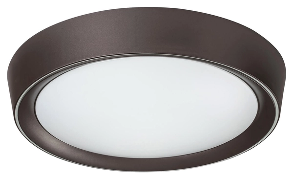 Plafoniera LAMPA sufitowa MOKKA 2987 Rabalux okrągła OPRAWA plafon LED 24W 3000K - 6000K z pilotem brązowy