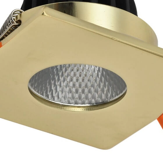 Lampa wpuszczana CLEAN AZ5991 LED 7W 3000-6000K IP44 złoty przezroczysty