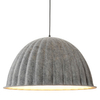 Lampa wisząca z kloszem Felt ST-10267P-S grey Step materiałowa szara