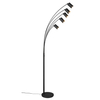 Sypialniana lampa podłogowa VANTOS DL532412400 Trio metalowa czarna