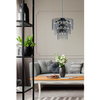 Metalowa lampa wisząca Nira MD3523-14L-EBCN Zumaline przydymiony czarny