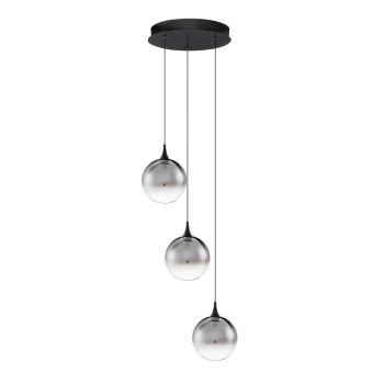 Potrójna lampa wisząca LURVELA LE45129 LED 15W 3000K kaskada szara