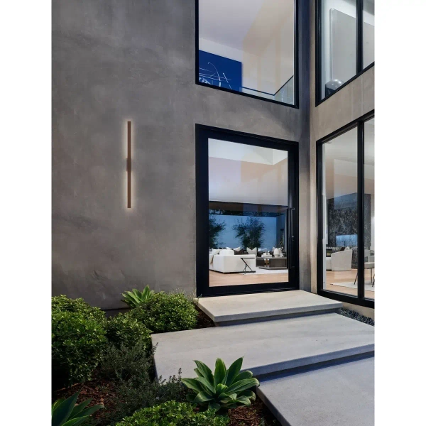 Zewnętrzna lampa ścienna ARDANIA LE75194 LED 20W 3000K IP65 rdzawa