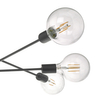 Wisząca lampa Alana ALA0622 Dar Lighting molekuły sticks czarne