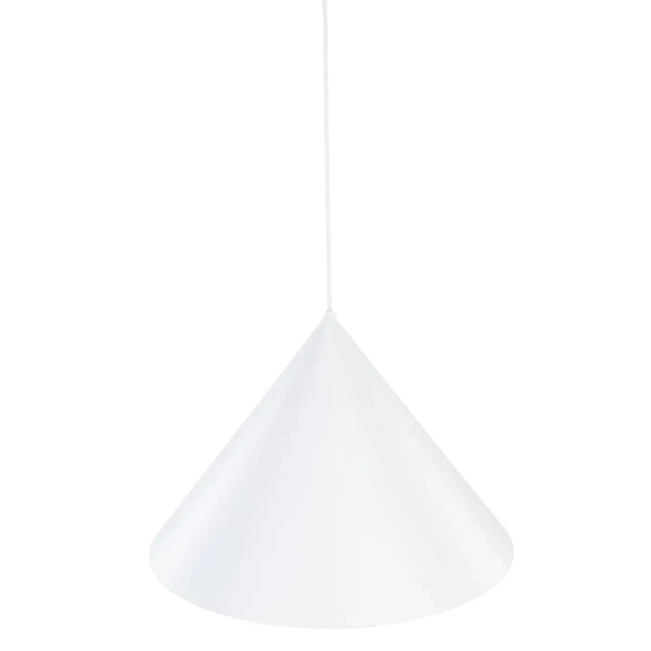 Wisząca lampa nad stół CONO 10010 stożkowa biały