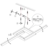 Ledowa lampa sufitowa Viale R67303131 LED 17W 4000K frame biała