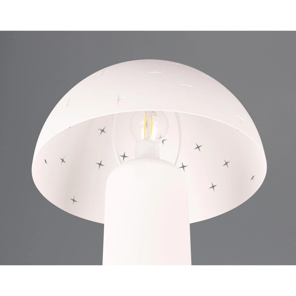 Lampka nocna grzybek Seta R51361031 efekt gwiazd biała