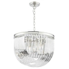 Lampa zwisająca Eltham ELT8638-EH Dar Lighting crystal metalowa nikiel srebrna