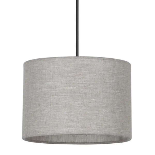 Wisząca lampa 1-fazowa szynowa Tracer Linen 10674 tuba szary