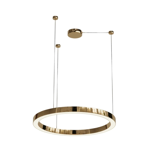 Wisząca lampa ring Aurum PL0116-90 Yaskr LED 38W 3000K okrąg złoty