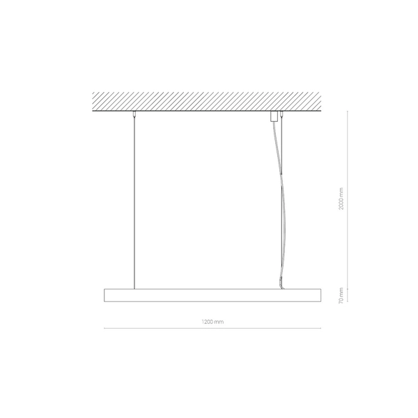 Metalowa lampa sufitowa Cl Office Pro 10211 Nowodvorski LED 31W 3000K biała