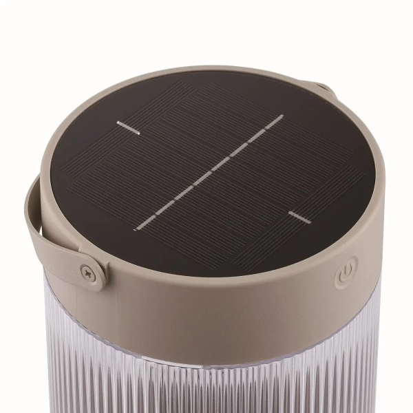 Stołowa lampka zewnętrzna Coupar 2518215009 IP44 tuba solarna beżowy