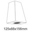 Zewnętrzna LAMPA elewacyjna BOSTON 304667 Polux ścienna OPRAWA metalowa KINKIET do ogrodu outdoor IP44 czarny