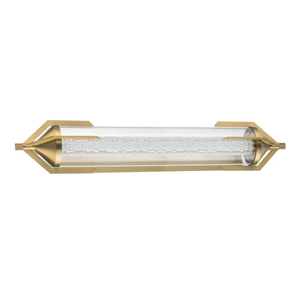 Szklany kinkiet łazienkowy Espada QN-ESPADA-2W-BG LED 23W 3000K IP44 złoty