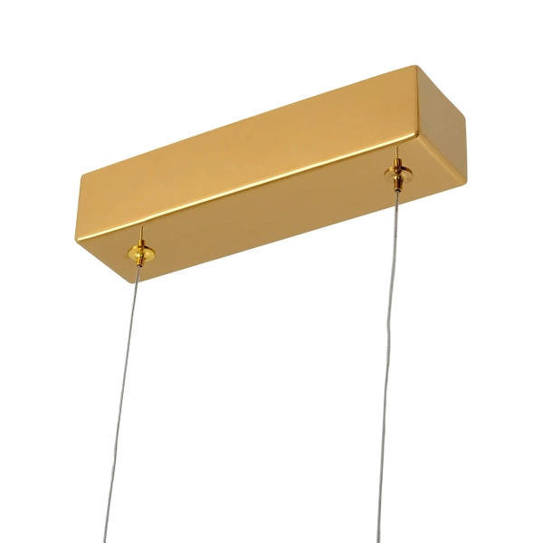 Okrągła lampa wisząca Loop PL0119-65-GD Yaskr LED 28W 3000K IP44 złota