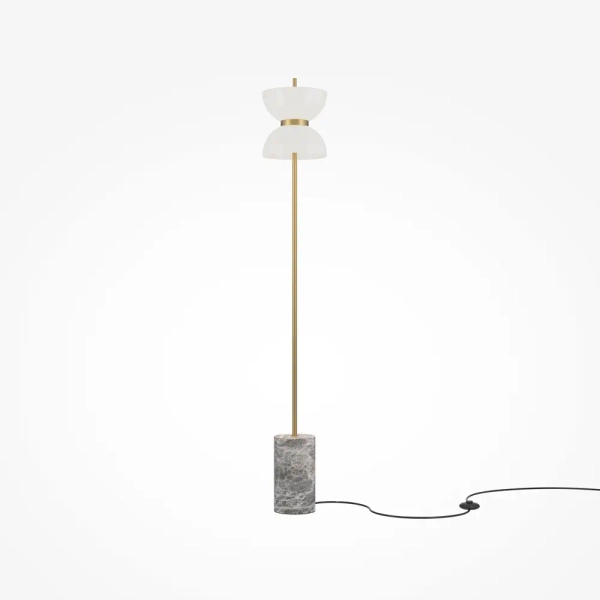 Sypialniana lampa stojąca Kyoto MOD178FL-L11G3K LED 11W 3000K biała szara