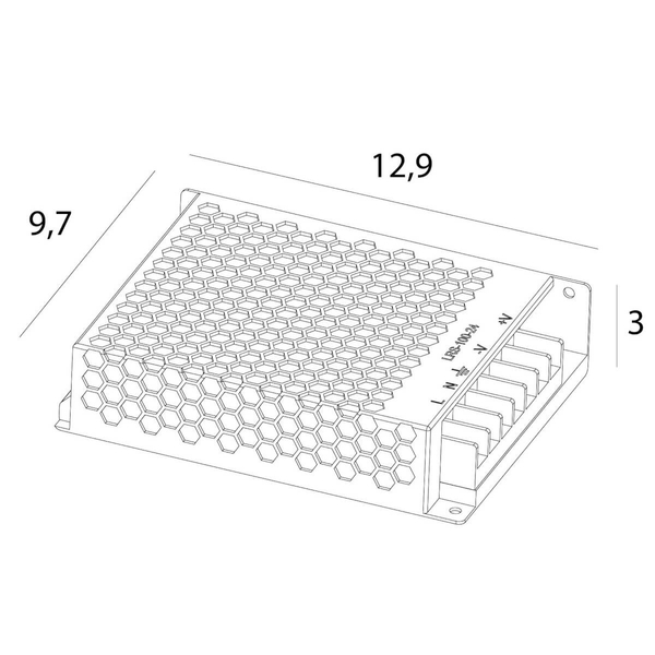 Zewnętrzny zasilacz magnetyczny MAX NA0008 100W 48V do systemu szynowego
