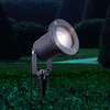 Reflektorowa lampa stojąca STYLE naświetlacz outdoor IP65 szary