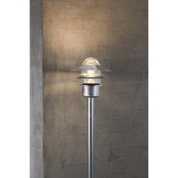 Ogrodowa lampa stojąca Blokhus 25078031 IP54 retro srebrny