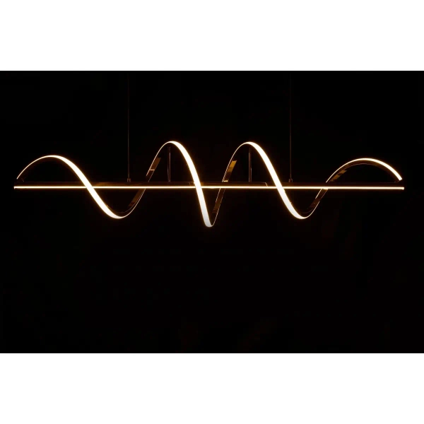 Lampa wisząca spirala MEMPHIS AZ6814 LED 55W 3000K ściemnialna złota