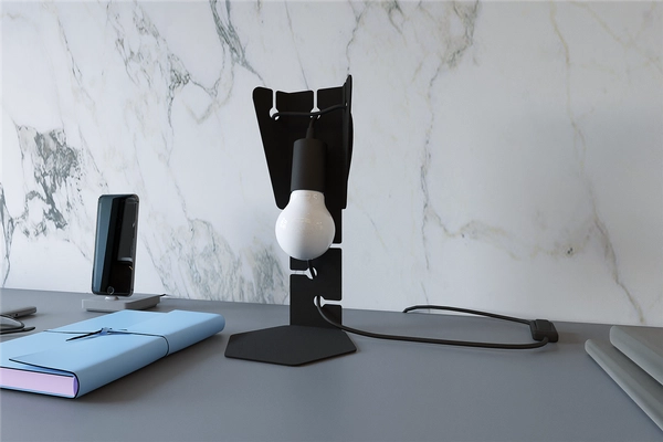 Sypialniana lampa nocna SL.0880 stojąca nowoczesna czarna