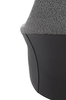 Fotel pluszowy LOBBY TEDDY HE493-3.A-02.RM14 szary stal