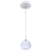 Wisząca LAMPA halogenowa JAMES FH5951-BCB-120 WH Italux metalowa OPRAWA kula ZWIS ball biała