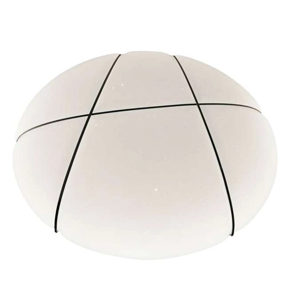 Plafon LAMPA sufitowa BOB ML6174 Milagro okrągła OPRAWA metalowa LED 40W 3000K - 6000K efekt nocnego nieba biała chrom