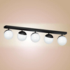 Lampa sufitowa SFERA MLP8859 metalowa na listwie kule balls czarne białe