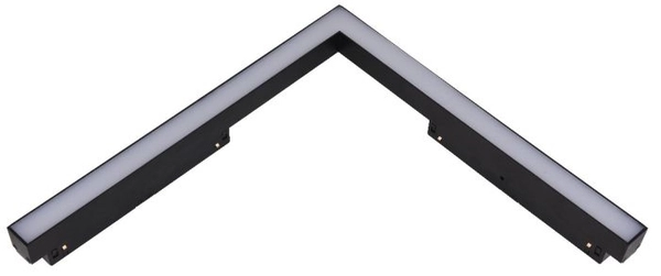 Szynowa oprawa Magneto Abigali LWQ-M09 LED 24W l-kształtna czarna