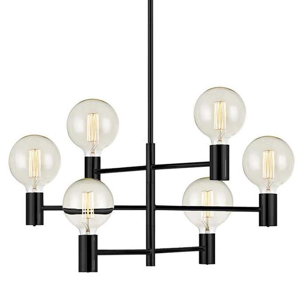 LAMPA wisząca CAPITAL 107281 Markslojd metalowa OPRAWA industrialna ZWIS pręty bulbs sticks loft czarne